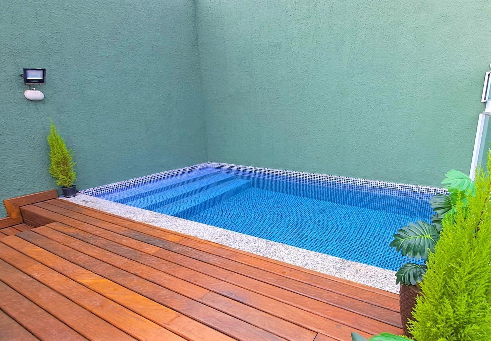 Cobertura Com Piscina - Praia Da Enseada Guarujá Exterior foto