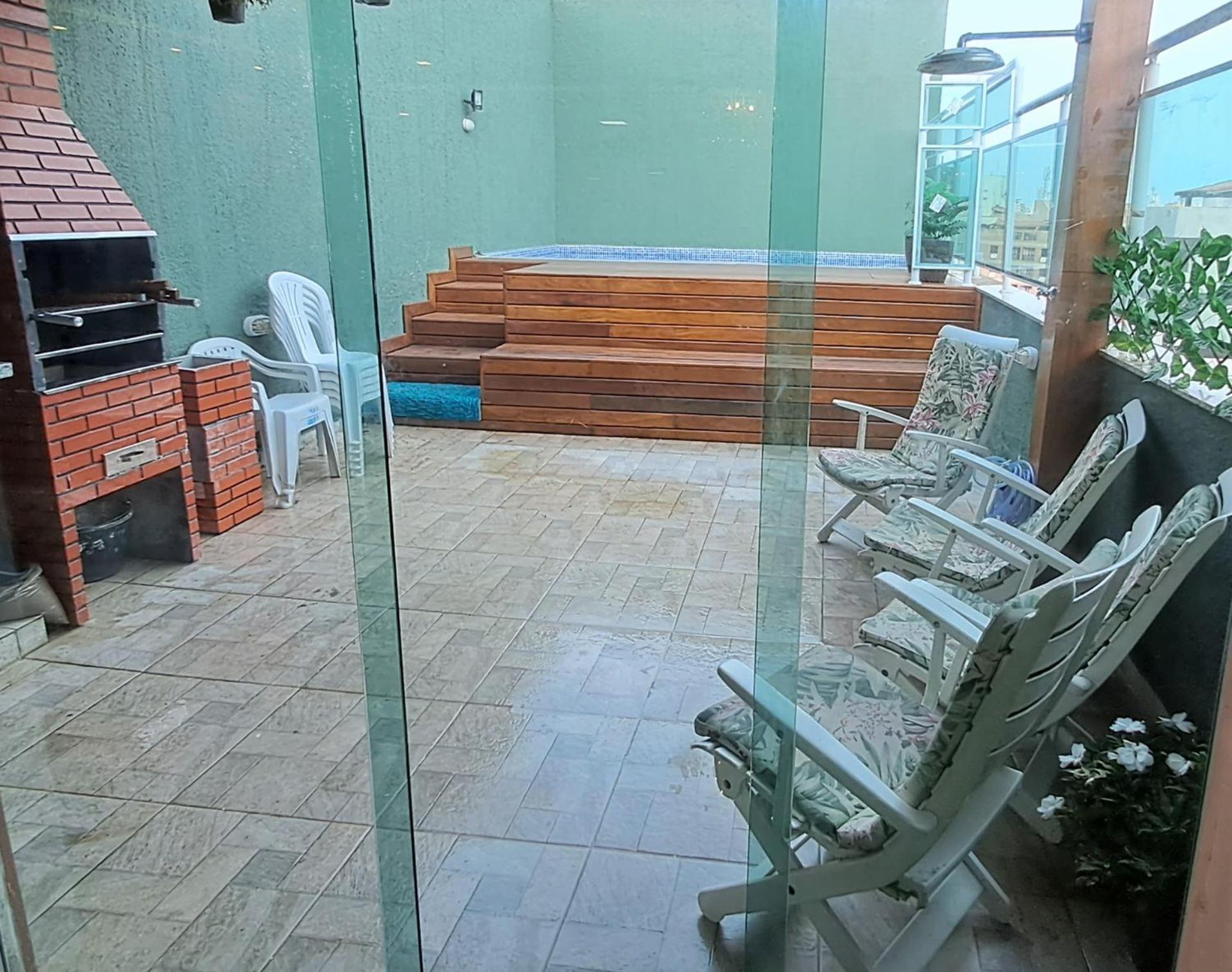 Cobertura Com Piscina - Praia Da Enseada Guarujá Exterior foto